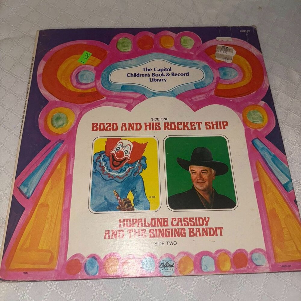 1972 The Capitol Children's Book & Record Library Children's Vinyl Record